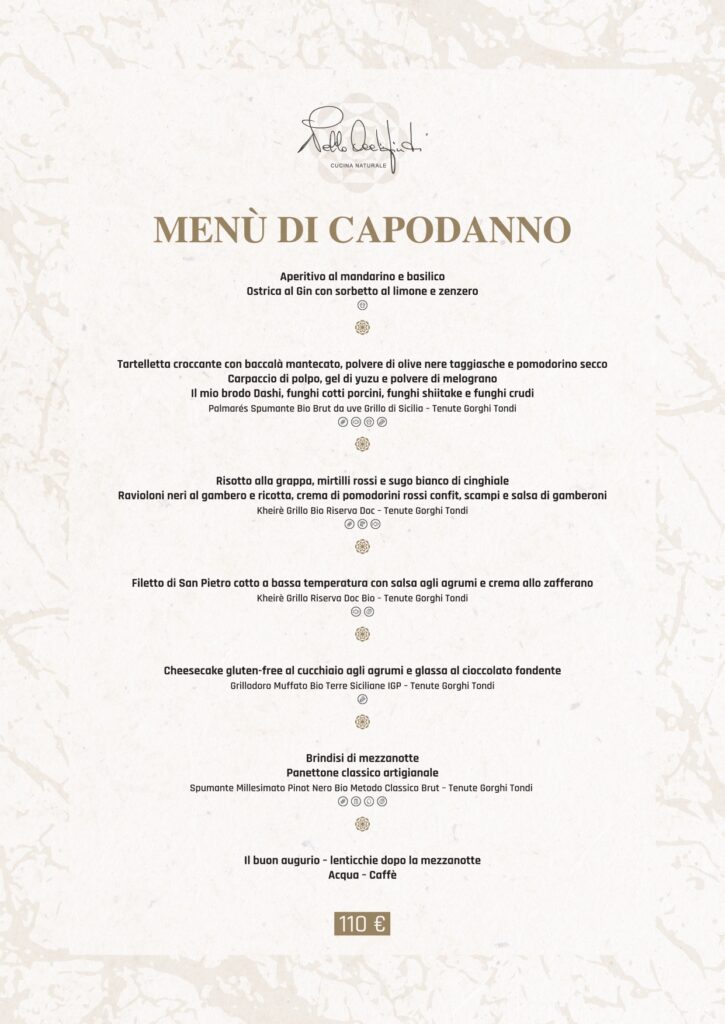 Menù Capodanno al Ristorante Verdechiaro